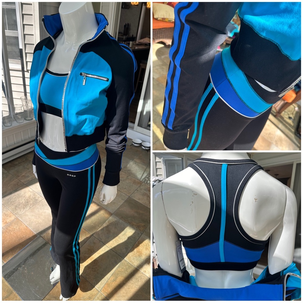 SOLD-Bebe Sport 4pc Tracksuit Set Sz XS/S